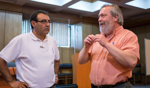 Director Departamento de Antropología U. de Chile, Prof. Eugenio Aspillaga