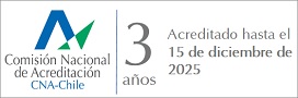 Acreditado por CNA-Chile por 3 años hasta diciembre de 2025